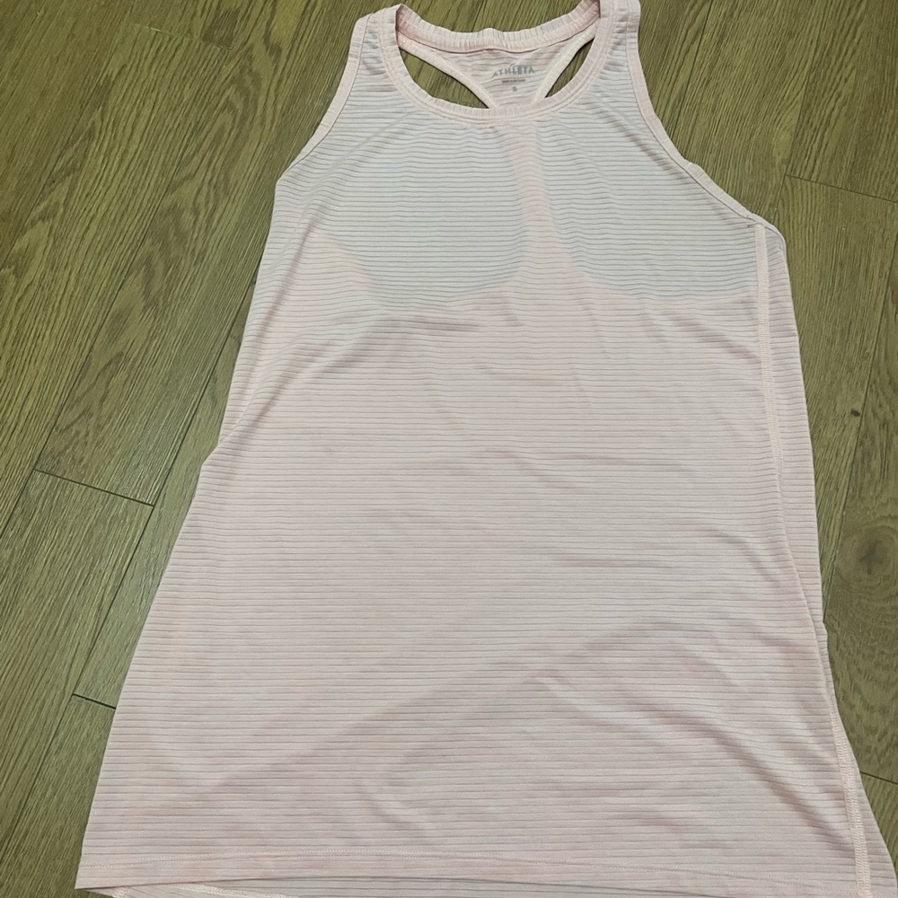 Athleta Peach Sleeveless Relaxed Cut Out Tank Top